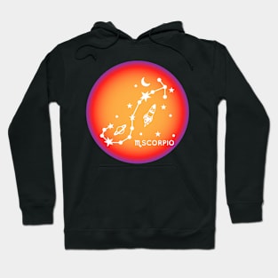 Scorpio Zodiac Sign Aura Hoodie